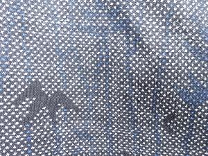 アンティーク　笹模様織り出し本場泥大島紬着物(5マルキ)